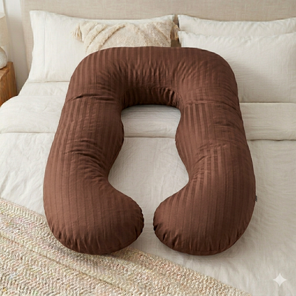LV U Shaped Pregnancy Pillow | Feel Comfort. Sleep Better. Embrace Motherhood | Free Delivery