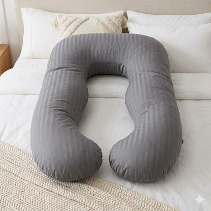 LV U Shaped Pregnancy Pillow | Feel Comfort. Sleep Better. Embrace Motherhood | Free Delivery