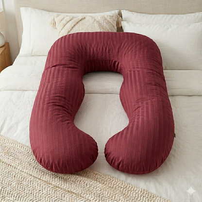 LV U Shaped Pregnancy Pillow | Feel Comfort. Sleep Better. Embrace Motherhood | Free Delivery