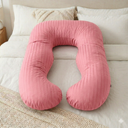 LV U Shaped Pregnancy Pillow | Feel Comfort. Sleep Better. Embrace Motherhood | Free Delivery